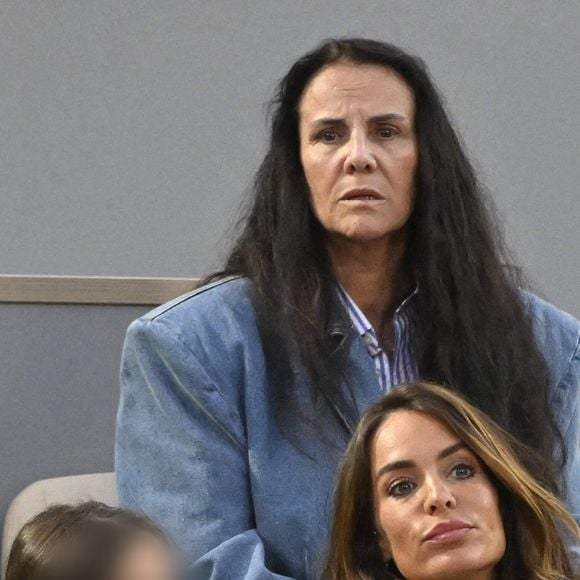 Jade Foret Lagardere - Célébrités dans les tribunes des Internationaux de France de tennis de Roland Garros 2024 à Paris le 2 juin 2024. © Moreau-Jacovides/Bestimage