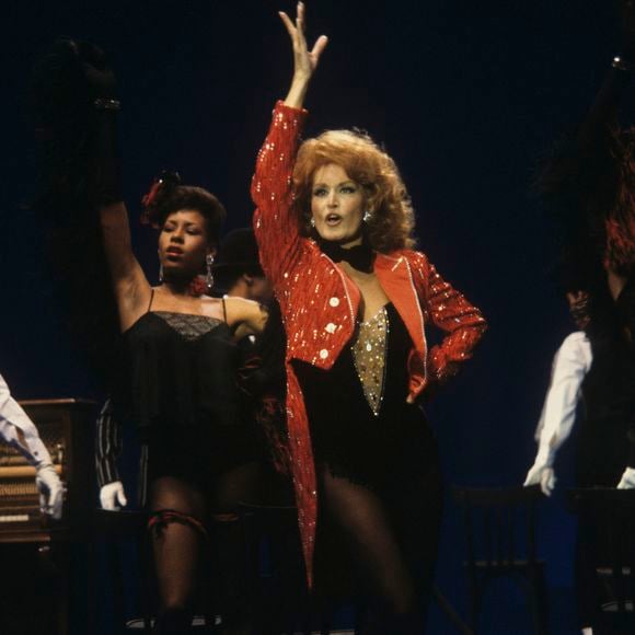 En France, à Paris, Dalida sur le plateau du "Show Dalida" en mars 1984 (Bernard LEGUAY via Bestimage).