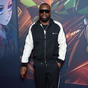 Gims assiste à la première parisienne du film « Demon Slayer - La Forteresse Infinie » au Grand Rex, le 5 septembre 2025 à Paris, en France. Photo de Nasser Berzane/ABACAPRESS.COM