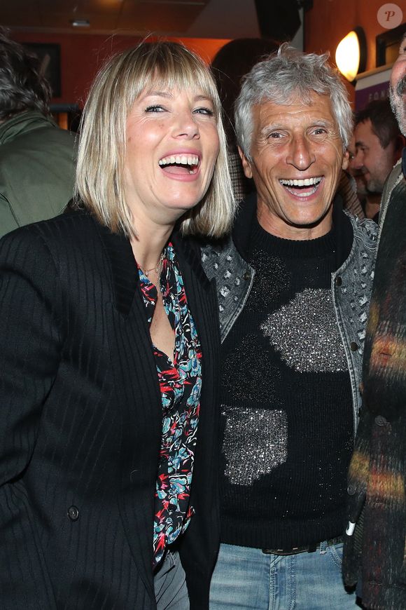 Nagui et sa femme Mélanie Page en backstage lors de la soirée de gala de la Fondation Recherche Alzheimer- Paris 2026 à l'Olympia le 30 mars 2026.

© Rindoff / Borde / Bestimage