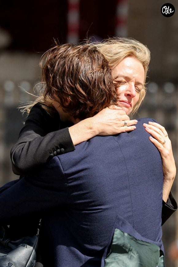 Delphine Arnault - Arrivées aux obsèques de Mathilde Favier en l'église Saint-Sulpice à Paris, le 31 aout 2026. © Dominique Jacovides-Cyril Moreau/Bestimage