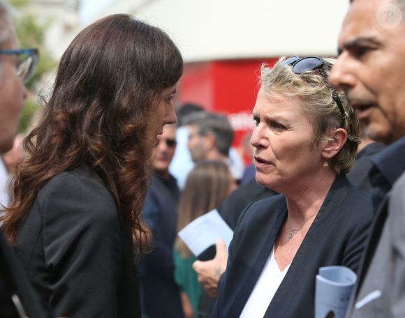 Plusieurs personnalites de media, Delphine Ernotte presidente de France Television, Elise Lucet, Audray Pulvard, Ingrid Betancourt, Christophe Hondelatte, Francoise Joly et Guilaine Chenu, ses proches et anonymes ont rendu hommages Herve Ghesquiere, le journalistes de France Television etais decede le 14 juin 2017, Meudon, près de Paris, France, le 20 juin 2017. Photo par Somer/ABACAPRESS.COM