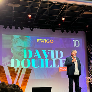 David Douillet lors d'une conférence en 2024.