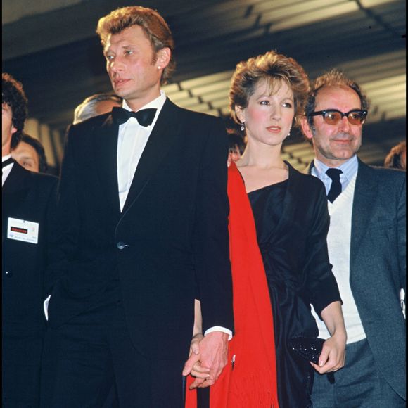 Nathalie Baye et Johnny Hallyday en 1985 à Cannes. 
ANGELI-RINDOFF / BESTIMAGE