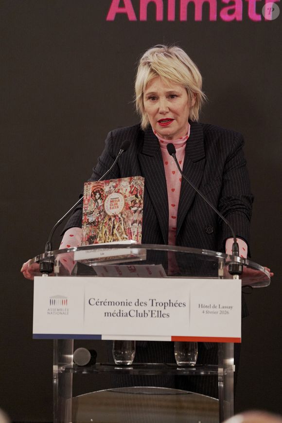 Maïtena Biraben - Cérémonie des Trophées médiaClub'Elles 2026 dans les salons de l'Hôtel de Lassay le 4 février 2026.

© Anne-Sophie Guebey / Bestimage