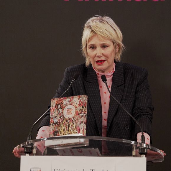 Maïtena Biraben - Cérémonie des Trophées médiaClub'Elles 2026 dans les salons de l'Hôtel de Lassay le 4 février 2026.

© Anne-Sophie Guebey / Bestimage