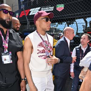 Kylian Mbappé lors du Grand Prix de Formule 1 (F1) de Monaco, le 25 mai 2025. Zuma Press / Bestimage