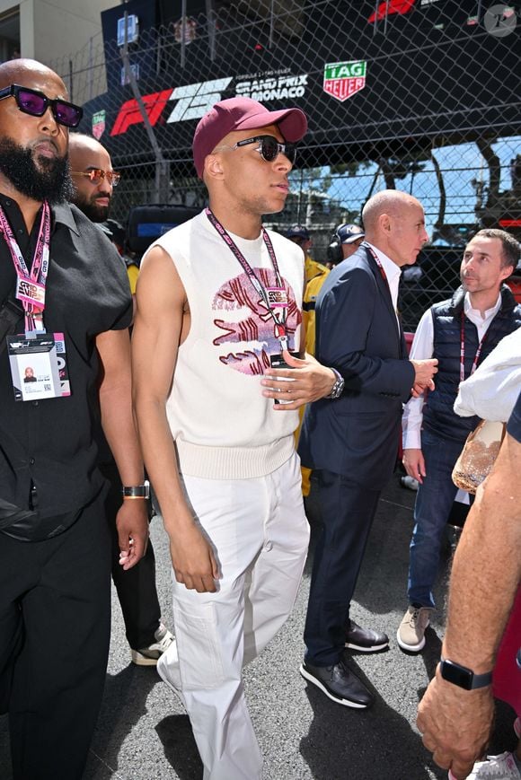 Kylian Mbappé lors du Grand Prix de Formule 1 (F1) de Monaco, le 25 mai 2025. Zuma Press / Bestimage
