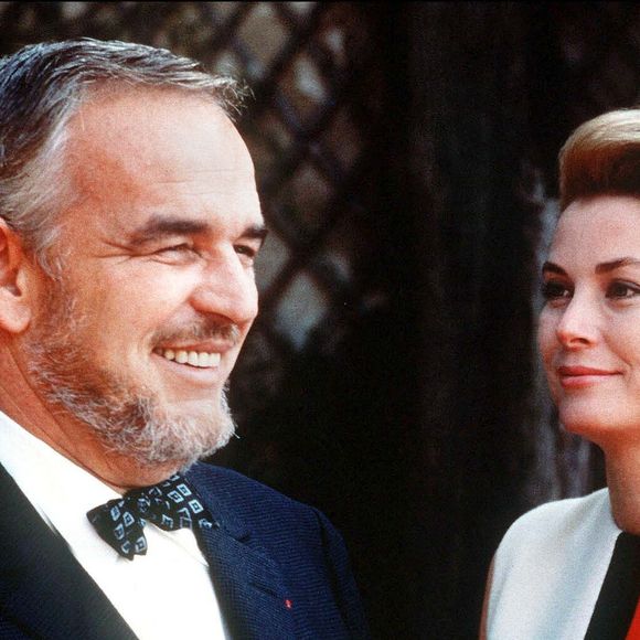 Le prince Rainier de Monaco et Grace Kelly.  Photo par O Medias/ZUMA Wire/ABACAPRESS.COM