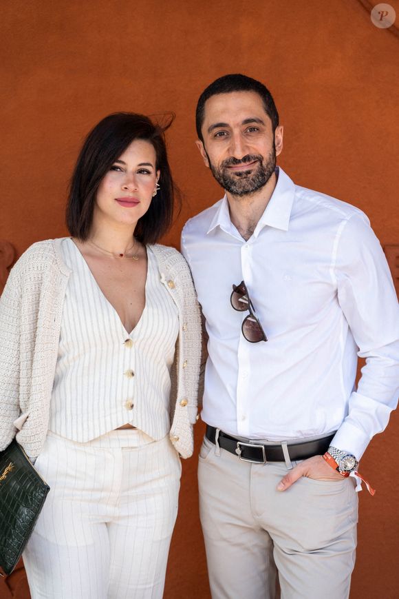 Jimmy Mohamed et sa femme Souaila Mohamed, à Roland-Garros.
Abaca