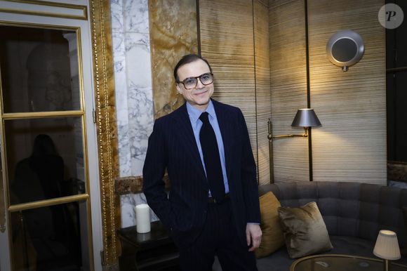 Bertrand Burgalat - Hélène in Paris présente son nouvel album à l'Hôtel de Crillon, A Rosewood Hotel à Paris le 4 février 2025. © Jack Tribeca / Bestimage
