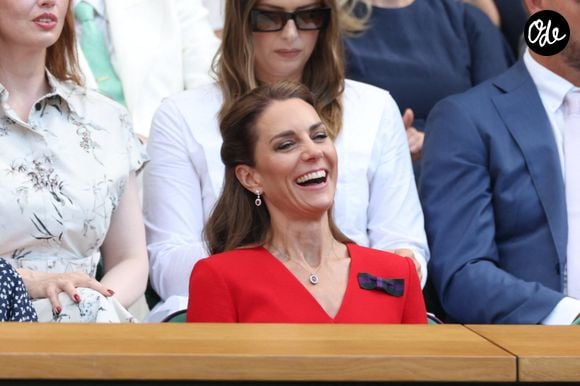 Catherine, princesse de Galles (Catherine « Kate » Middleton, princesse de Galles), photographiée lors de la treizième journée du tournoi de tennis de Wimbledon 2026, à l'All England Lawn Tennis and Croquet Club, le 11 juillet 2026 à Londres, en Angleterre. ©Mirrorpix / Bestimage