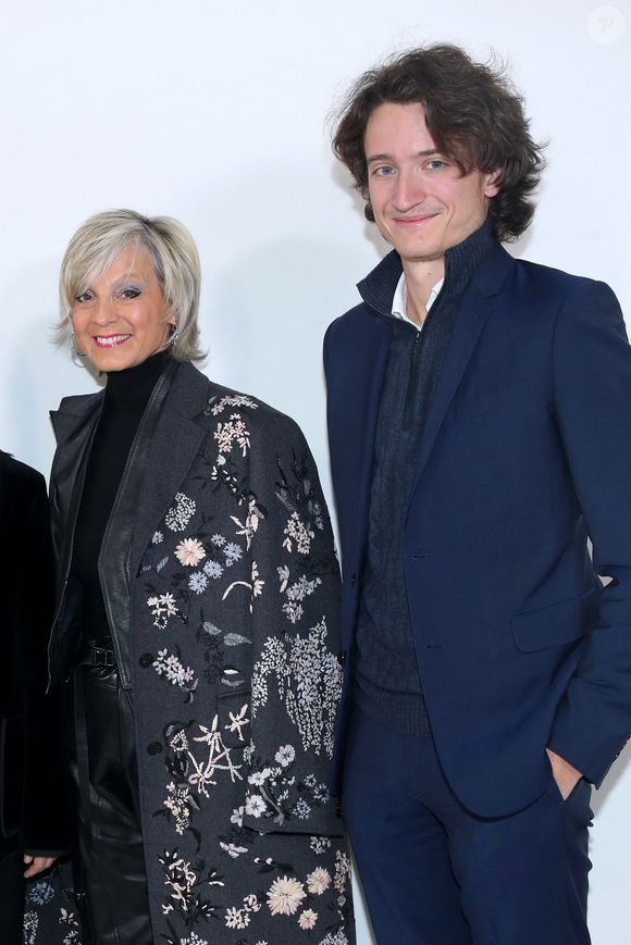 Hélène Arnault et son fils Jean Arnault - Front Row du défilé Christian Dior "Collection Haute Couture Printemps/Eté 2025" au Musée Rodin, lors de la Fashion Week de Paris (PFW), le 27 janvier 2025.
© Bertrand Rindoff/Bestimage