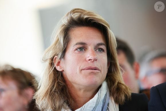 Amélie Mauresmo, directrice du tournoi de Roland-Garros, assiste au tirage au sort de Roland-Garros 2023 le 25 mai 2023 à Paris, France. Photo par Nasser Berzane/ABACAPRESS.COM