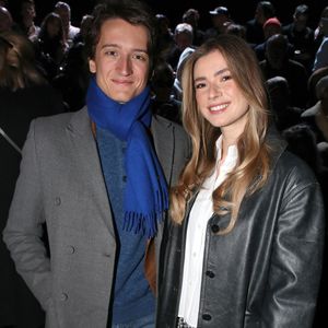 Jean Arnault et Zita d'Hauteville - Défilé Dior Collection Homme Prêt-à-Porter Automne/Hiver 2024-2025 lors de la Fashion Week de Paris (PFW), à l'École Miliatire, Place Fontenoy, à Paris, France, le 19 janvier 2024. © Bertrand Rindoff/Bestimage