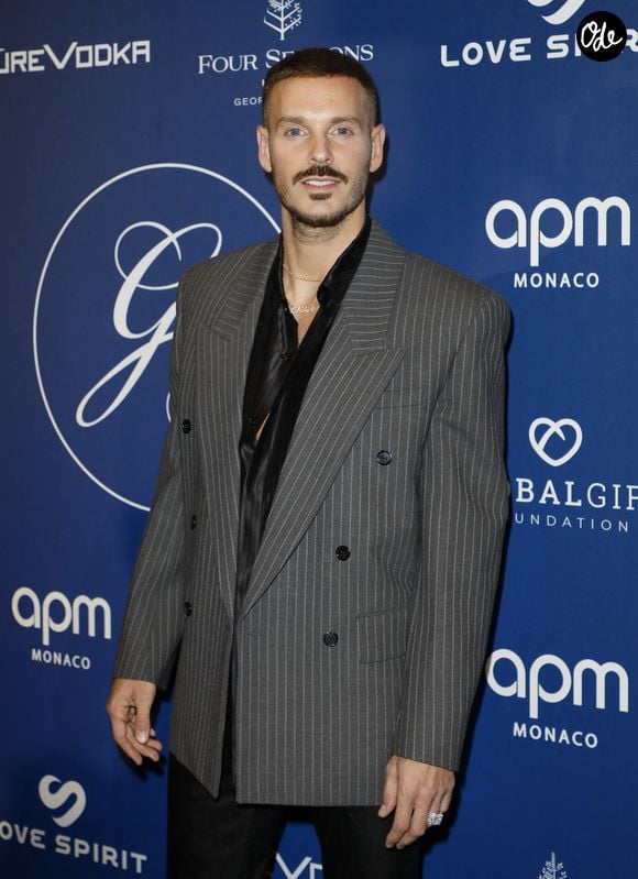 Matt Pokora (M Pokora) au photocall de la 12ème édition de la soirée Global Gift Gala à l'hôtel Four Seasons George V à Paris le 5 octobre 2024. © Marc-Ausset Lacroix / Bestimage