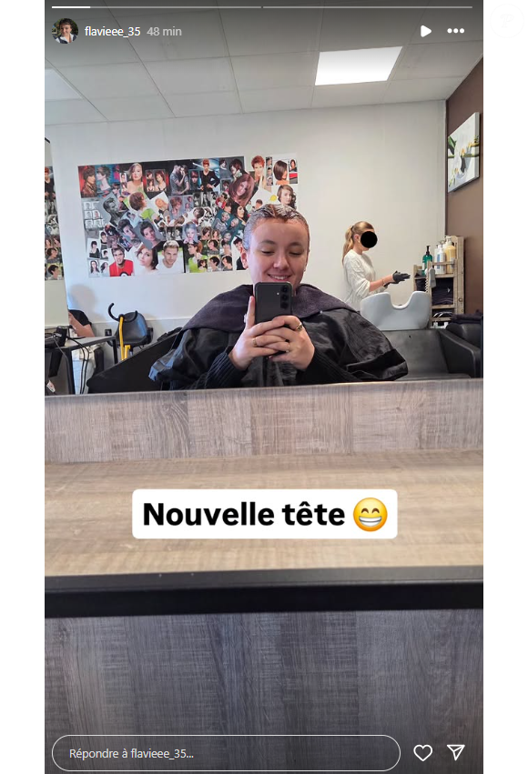 Elle a fêté cette heureuse nouvelle en opérant un changement physique important ce mercredi 2 avril : une coloration de cheveux.

Flavie (L'amour est dans le pré) dévoile sa nouvelle coupe de cheveux. Instagram