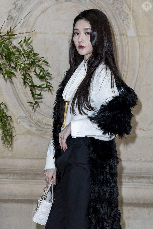 Wang Yuwen - Photocall du défilé Dior "Collection Haute Couture Printemps/Eté 2026" lors de la Fashion Week de Paris (PFW), au musée Rodin, à Paris, France, le 26 janvier 2026. © Olivier Borde/Bestimage