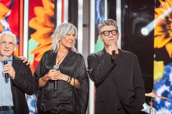 Zazie et Marc Lavoine lors du Téléthon 2024, à Saint Denis, près de Paris, le 29 novembre 2024.