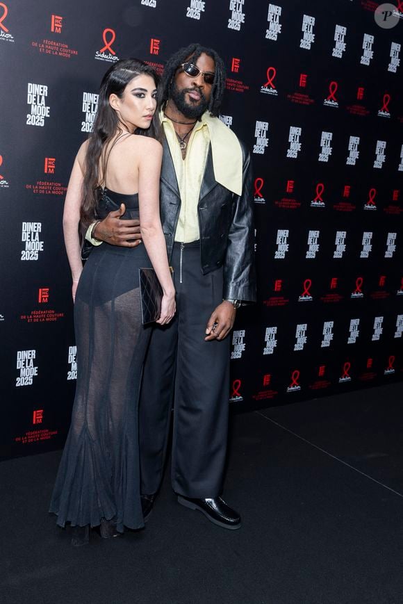 Milla Lapidus, Damso au photocall du 22ème dîner de la mode pour le Sidaction à Paris le 30 janvier 2025.
© Olivier Borde / Bestimage