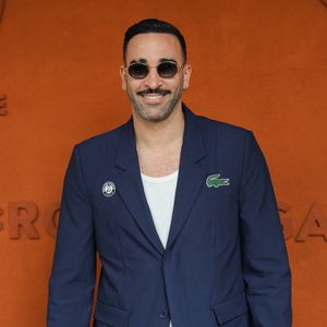 Adil Rami en tribune lors des Internationaux de France 2025 à Roland Garros le 01 juin 2025 à Paris, France. Photo by Nasser Berzane/ABACAPRESS.COM