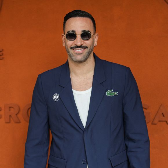 Adil Rami en tribune lors des Internationaux de France 2025 à Roland Garros le 01 juin 2025 à Paris, France. Photo by Nasser Berzane/ABACAPRESS.COM