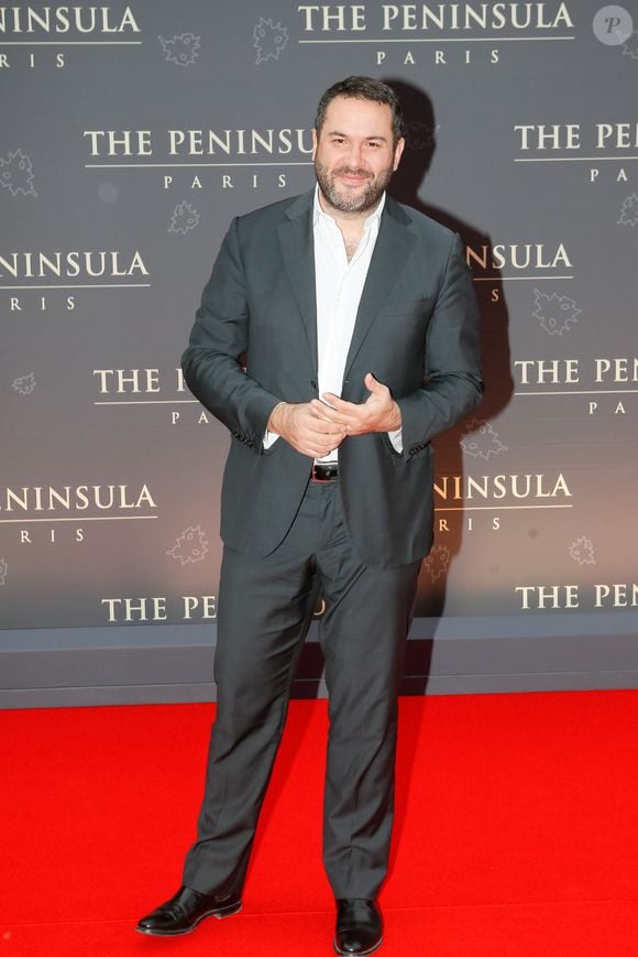 Bruce Toussaint - Inauguration de l'hôtel "The Peninsula" à Paris le 16 avril 2015. Photo par AGENCE / BESTIMAGE