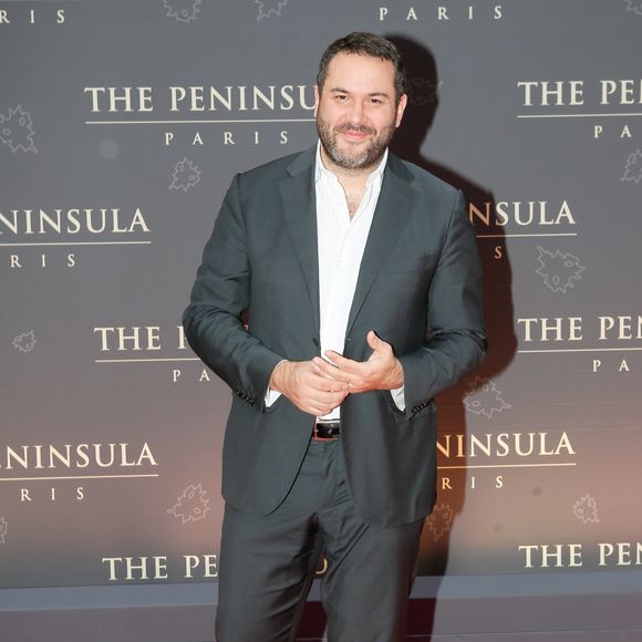 Bruce Toussaint - Inauguration de l'hôtel "The Peninsula" à Paris le 16 avril 2015. Photo par AGENCE / BESTIMAGE