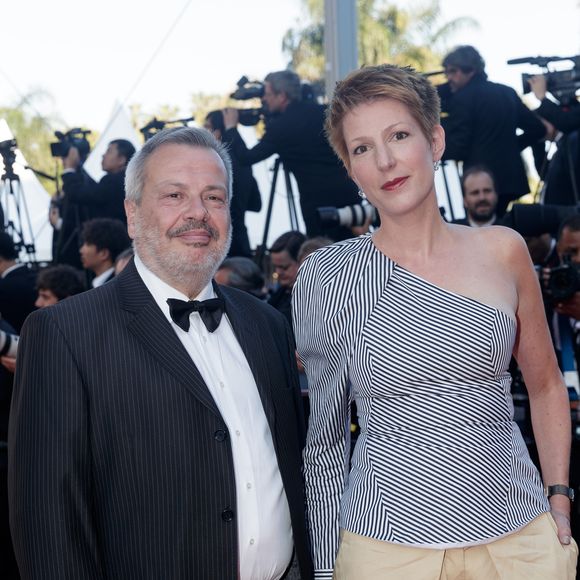 Natacha Polony et son mari Périco Légasse - Montée des marches du film "L'Homme qui tua Don Quichotte" lors de la cérémonie de clôture du 71ème Festival International du Film de Cannes. Le 19 mai 2018. © Borde-Moreau / Bestimage