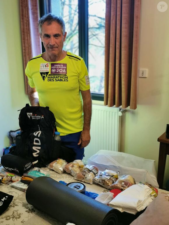 Christian Ginter, recordman du monde de participations au Marathon des sables.