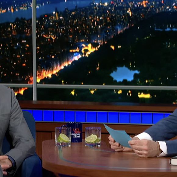 Le prince Harry donne une interview sur le plateau de Stephen Colbert à propos de la vie après la mort. Photo par JLPPA / Bestimage