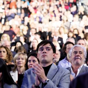 Exclusif - Alain-Fabien Delon lors de la soirée hommage Ciné-concert symphonique "Alain Delon, le dernier Samouraï" au palais des congrès à Paris le 8 novembre 2024 le jour de son anniversaire. Pour cette soirée, le chef d'orchestre Vahan Mardirossian a dirigé l'orchestre symphonique de Douai.

© Jacovides / Moreau / Bestimage
