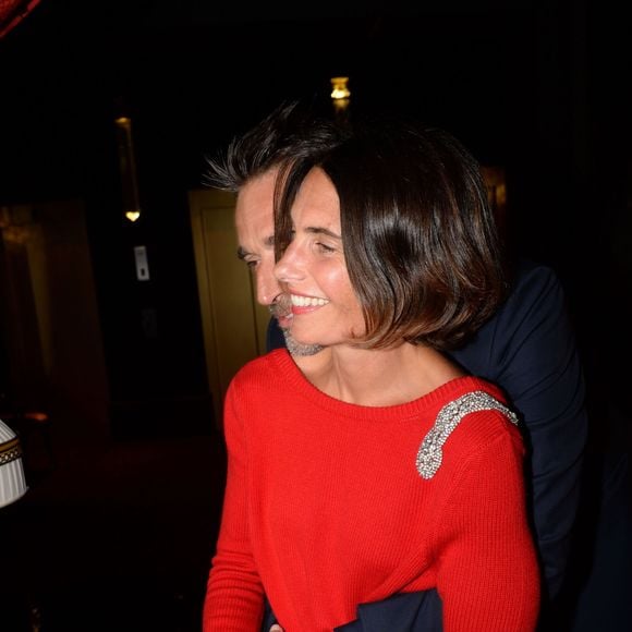 Alessandra Sublet et son mari Clément Miserez - Soirée d'inauguration de l'Hôtel Fouquet's Barrière à Paris le 14 septembre 2017. © Rachid Bellak/Bestimage