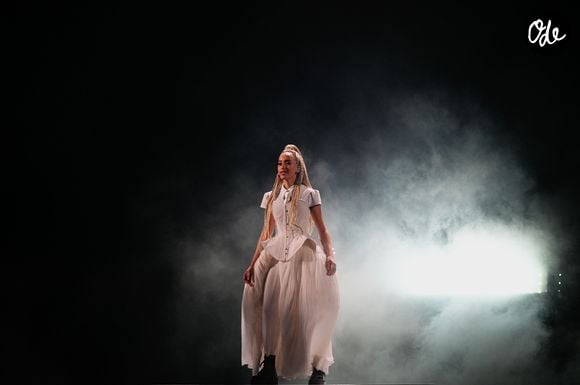 La candidate française Monroe lors du concours de l'Eurovision 2026 à Vienne, Autriche, le 16 mai 2026.

© Action Press/Bestimage