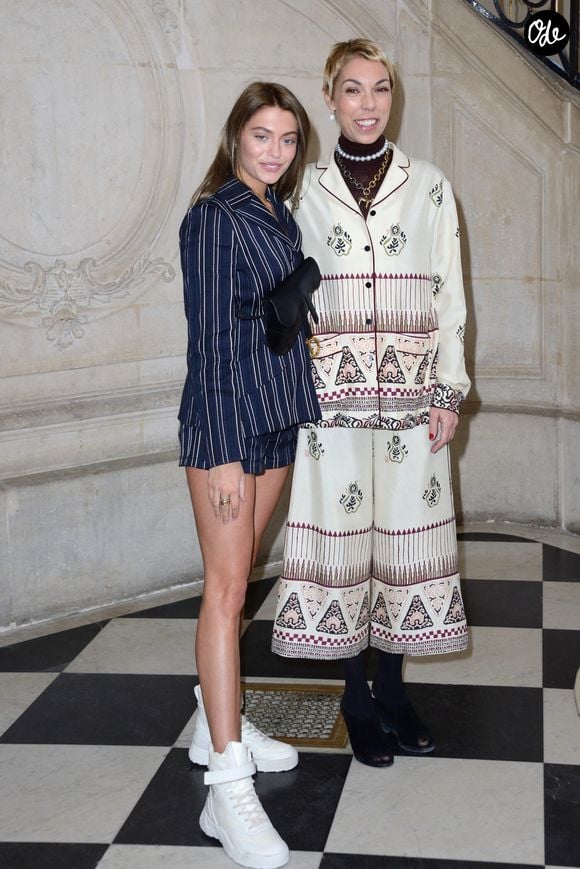 Héloïse Agostinelli et Mathilde Favier assistent au défilé Christian Dior dans le cadre de la Semaine de la mode de Paris, collection femme automne-hiver 2019/2020, à Paris, en France, le 26 février 2019. Photo : Aurore Maréchal/ABACAPRESS.COM