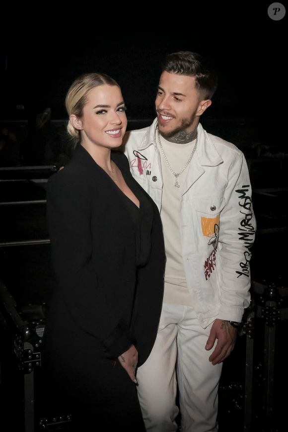 Exclusif - Yanns et sa compagne Jade Lerousseau - Backstage - Enregistrement de l'émission "Ce soir on chante pour l'Unicef, pour chaque enfant" à La Seine Musicale, diffusée le 25 avril sur W9. Le 13 mars 2023.
© G.Gaffiot-J.Tribeca / Bestimage