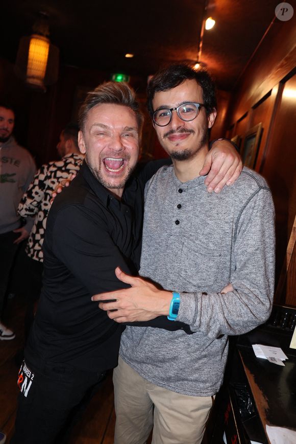 Jeanfi Janssens et Paul El Kharrat assistent au lancement du livre 'Chagrin d'Humour' de Sébastien Thoen au Buddha Bar à Paris, France, le 14 novembre 2022. Photo by Jerome Domine/ABACAPRESS.COM