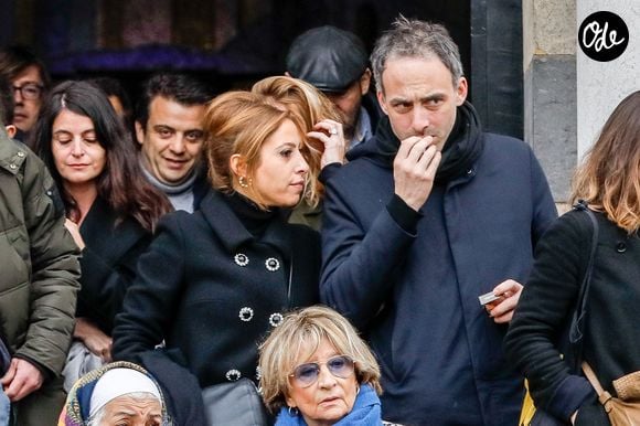 Léa Salamé et son compagnon Raphaël Glucksmann à Paris, France, le 31 janvier 2020.