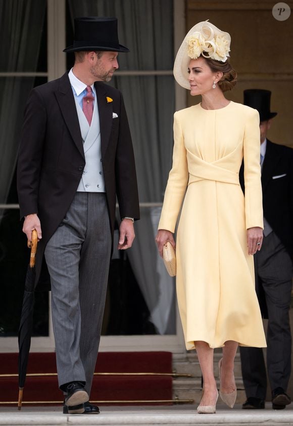 Le prince William, prince de Galles, et Catherine (Kate) Middleton, princesse de Galles, lors de la Royal Garden Party de Buckingham Palace à Londres, le 20 mai 2025.

Aaron Chown/WPA-Pool / Julien Burton via Bestimage
