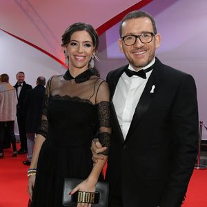 Exclusif - Dany Boon (porte le ruban blanc "Maintenant on agit" ) et Yael -  Arrivées lors de la 43ème cérémonie des Cesar à la salle Pleyel à Paris, le 2 mars 2018.
© Stephane Kossman / Bestimage