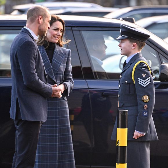 Le prince William, prince de Galles, et Catherine (Kate) Middleton, princesse de Galles, arrivent pour visiter l'Académie nationale de curling à Stirling, Royaume Uni, le 20 janvier 2026. Cover Images via ZUMA Press / Bestimage/Bestimage