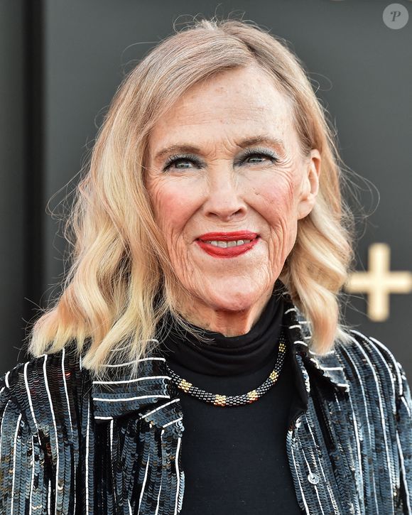 L'actrice, comédienne et scénariste canado-américaine Catherine O'Hara arrive à la première mondiale de la série 'The Studio' Saison 1 d'Apple TV+ qui s'est tenue à l'Academy Museum of Motion Pictures le 24 mars 2025 à Los Angeles, CA, USA. Photo by Gregg DeGuire/Image Press Agency/ABACAPRESS.COM