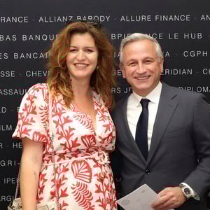 Exclusif - Marlène Schiappa enceinte, Lionel Stan au déjeuner du Chinese Business Club, avec C.Hanouna comme invité d’honneur, à Paris, France, le 19 juin 2025. © Jack Tribeca/Bestimage