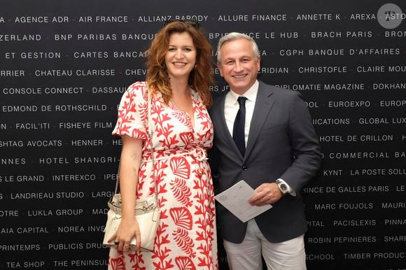 Exclusif - Marlène Schiappa enceinte, Lionel Stan au déjeuner du Chinese Business Club, avec C.Hanouna comme invité d’honneur, à Paris, France, le 19 juin 2025. © Jack Tribeca/Bestimage