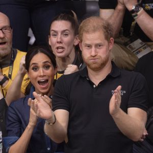 Le prince Harry, duc de Sussex et Meghan Markle, duchesse de Sussex aux Invictus Games 2023 à Dusseldorf le 15 septembre 2023. (GOFF INF / BESTIMAGE).