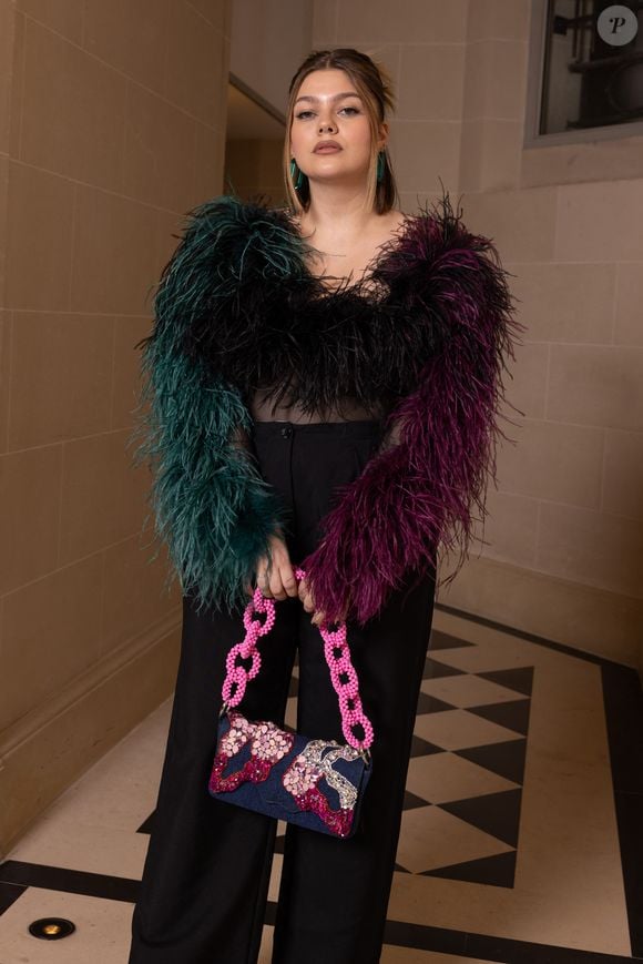 Louane - People au défilé de mode prêt-à-porter automne-hiver 2023/2024 "Germanier" lors de la fashion week de Paris. Le 6 mars 2023.
© Jeremy Melloul / Bestimage