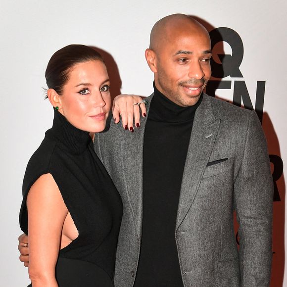 L'entraîneur de football français Thierry Henry pose aux côtés de l'actrice française Adèle Exarchopoulos lors d'une séance photo organisée dans le cadre des GQ Men Of The Year Awards 2024 à l'Hôtel Plaza Athénée, à Paris, le 20 novembre 2024. Photo de Firas Abdullah/ABACAPRESS.COM