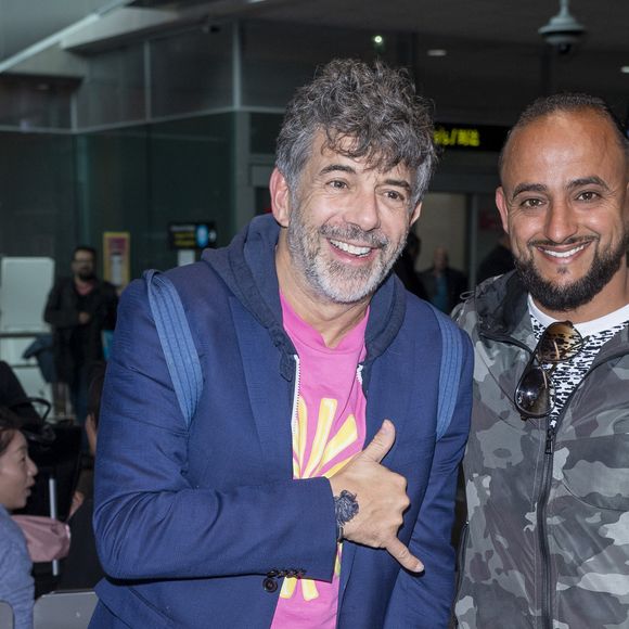 Stephane Plaza - Les célébrités arrivent à l'aéroport de Nice lors du 76ème Festival International du Film de Cannes, le 17 mai 2023.
© Perusseau / Da Silva / Bestimage