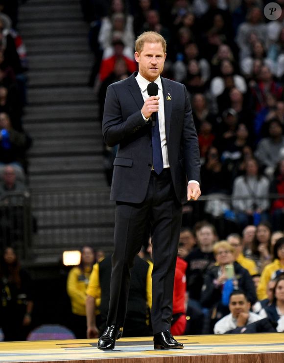 Le prince Harry et Meghan Markle assistent à la cérémonie d'ouverture des "Invictus Games Vancouver Whistler 2025" au Canada le 8 février 2025. Backgrid USA / Bestimage