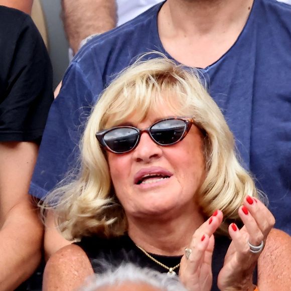 Maryse Gasquet, la mère de R.Gasquet - Dernier match de sa carrière pour R.Gasquet, battu par J.Sinner (6-3, 6-0, 6-4) lors des Internationaux de France de Tennis de Roland Garros 2025, le 29 mai 2025. 
© Jacovides / Moreau / Bestimage